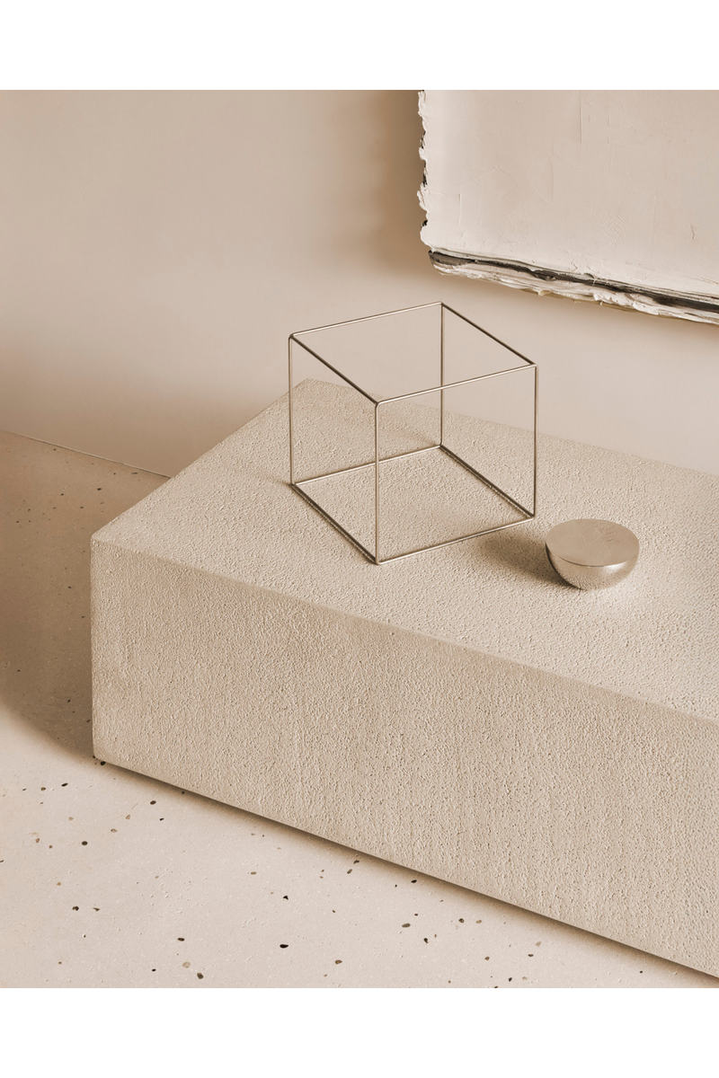 Estantería de Suelo de Cemento Blanco | Ethnicraft Elements | Oroa.es