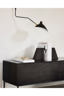 Sujetalibros Barnizado de Caoba (2) | Ethnicraft Grooves | Oroa.es