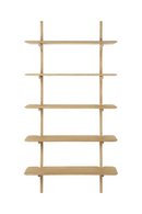 Estantería de Pared de Roble (5 Estantes) | Ethnicraft PI | Oroa.es