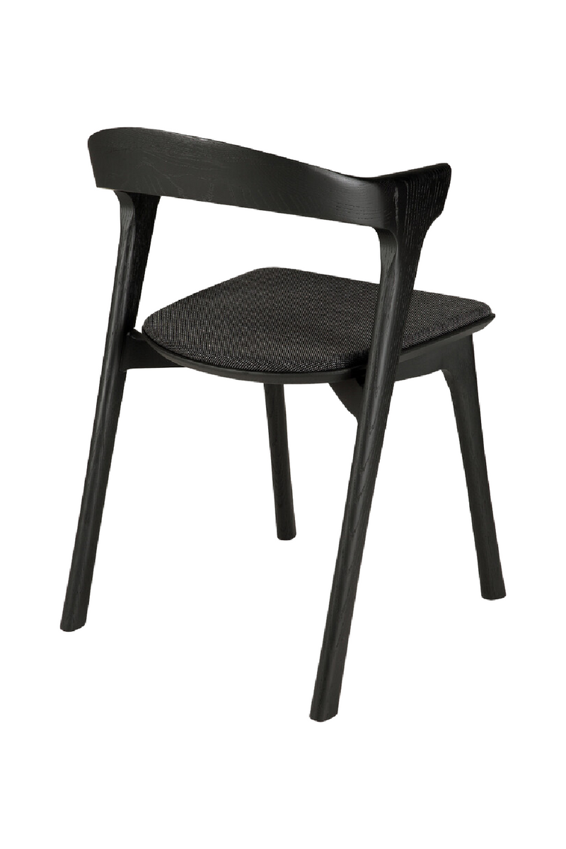 Silla de Comedor con Cojín Negro Suave | Ethnicraft Bok | Oroa.es