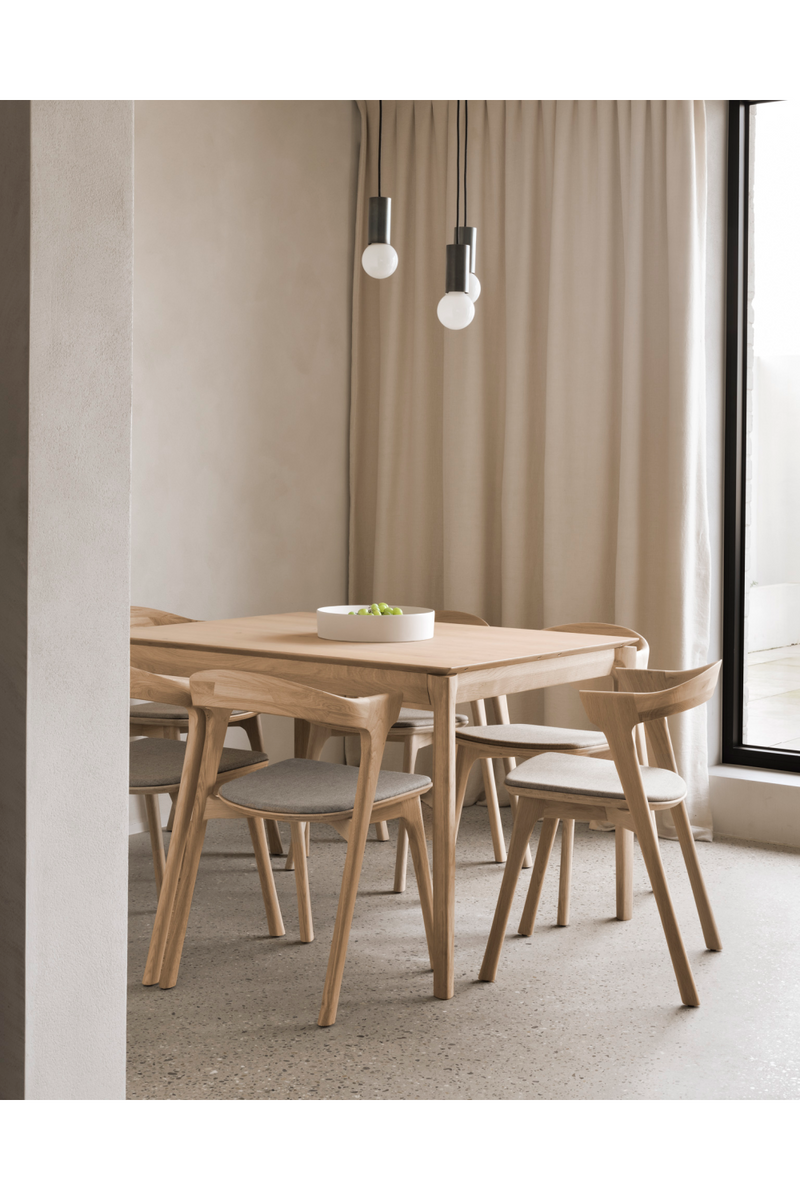 Silla de Comedor con Cojín Gris | Ethnicraft Bok | Oroa.es