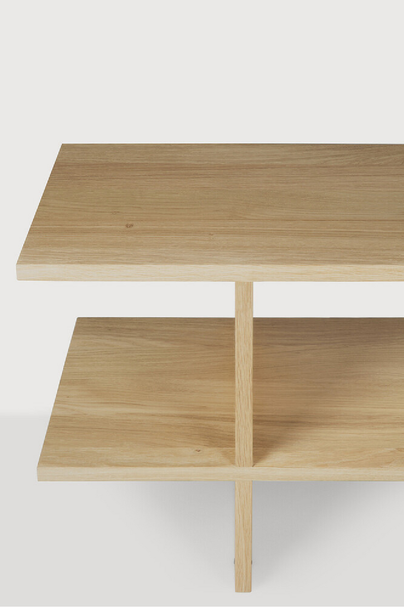 Mesa Auxiliar de Teca Barnizada | Ethnicraft Kabuki | Oroa.es