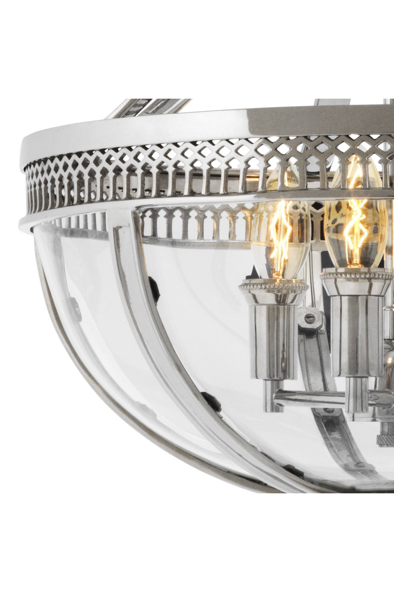 Lámpara Imperio Plateada S | Eichholtz Capitol Hill | OROA.es