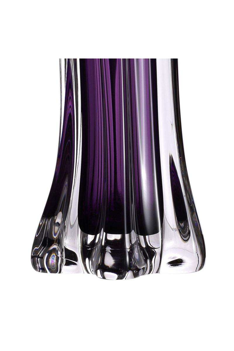 Lámpara de Vidrio Soplado Púrpura | Eichhlotz Castillo | OROA.es