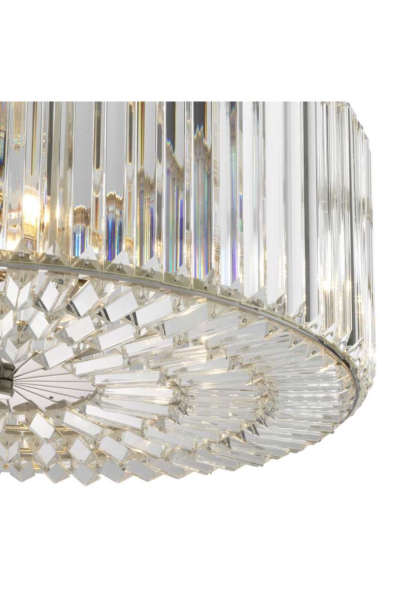 Lámpara de Techo de Cristal Plateada | Eichholtz Infinity  | Oroa.es