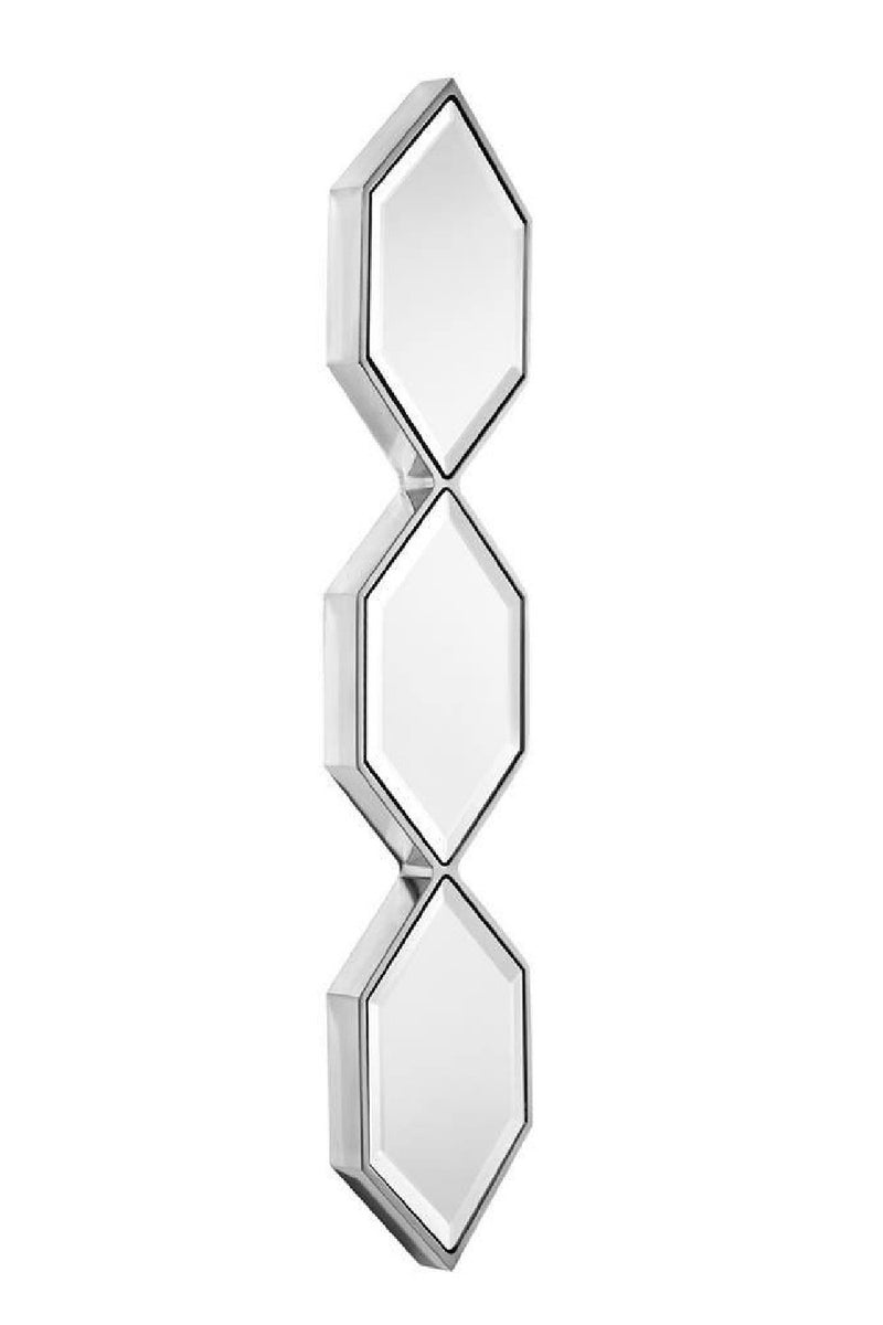 Triple Espejo Hexagonal Plateado | Eichholtz Saronno | OROA.es