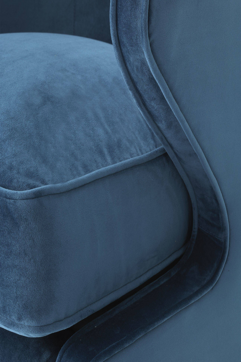 Sillón Giratorio Azul | Eichholtz Dorset | OROA.es
