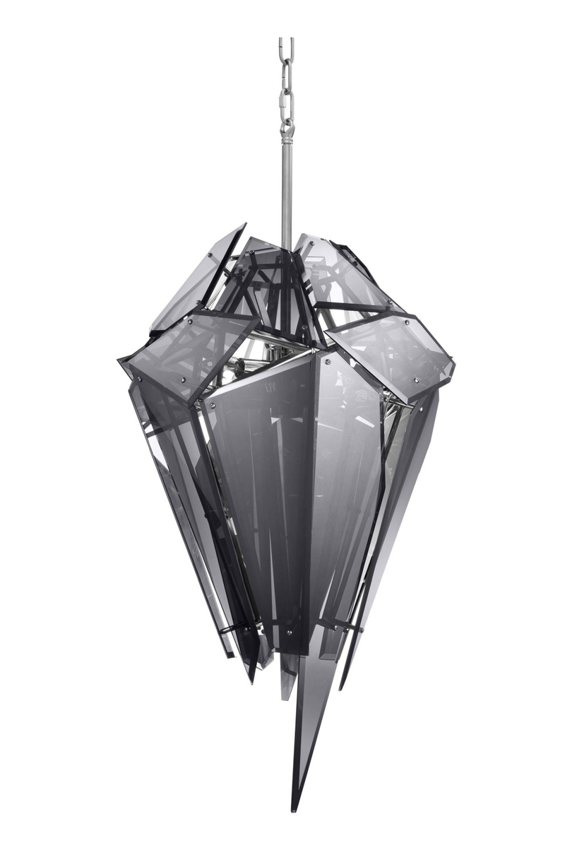 Lámpara de Techo de Vidrio Ahumado | Eichholtz Shard | Oroa.es