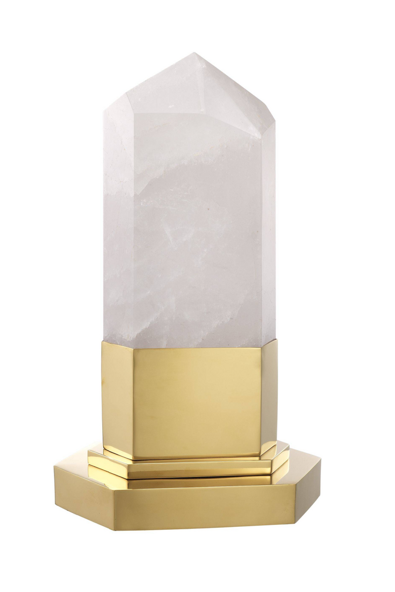 Lámpara de Mesa de Cristal de Roca | Eichholtz Rock | Oroa.es