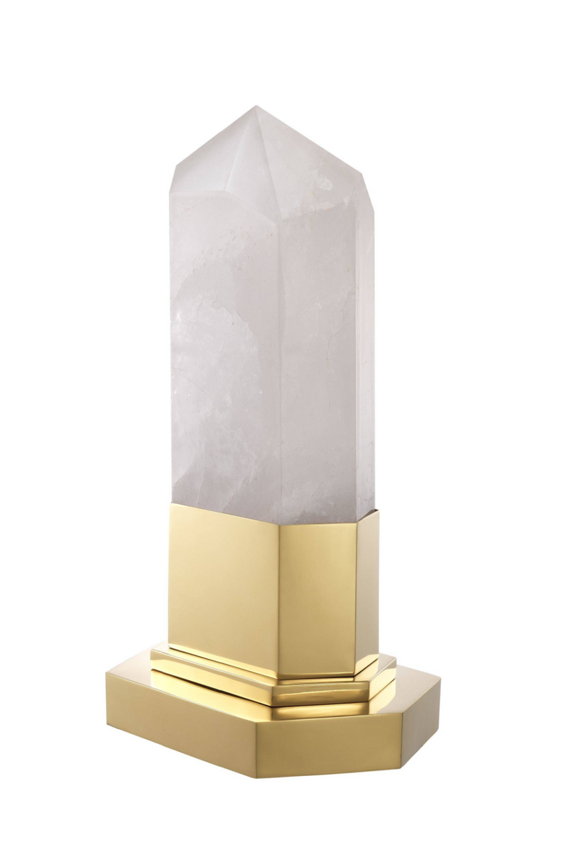 Lámpara de Mesa de Cristal de Roca | Eichholtz Rock | Oroa.es
