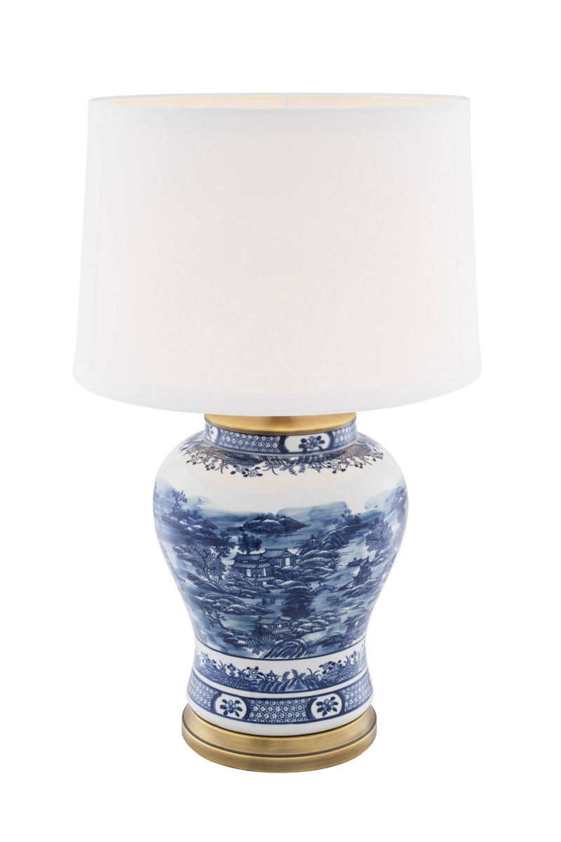 Lámpara de Mesa de Cerámica | Eichholtz Chinese Blue| Oroa.es