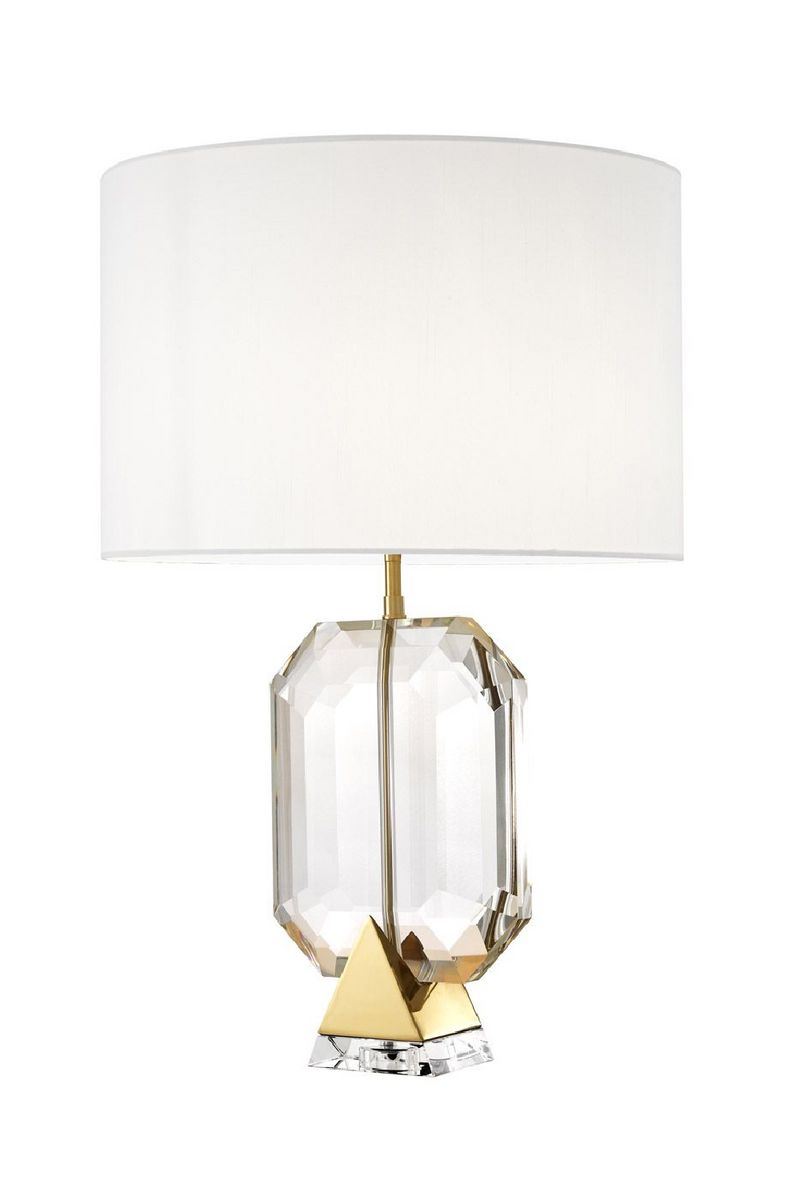 Lámpara de Mesa de Cristal Dorada | Eichholtz Emerald | Oroa.es