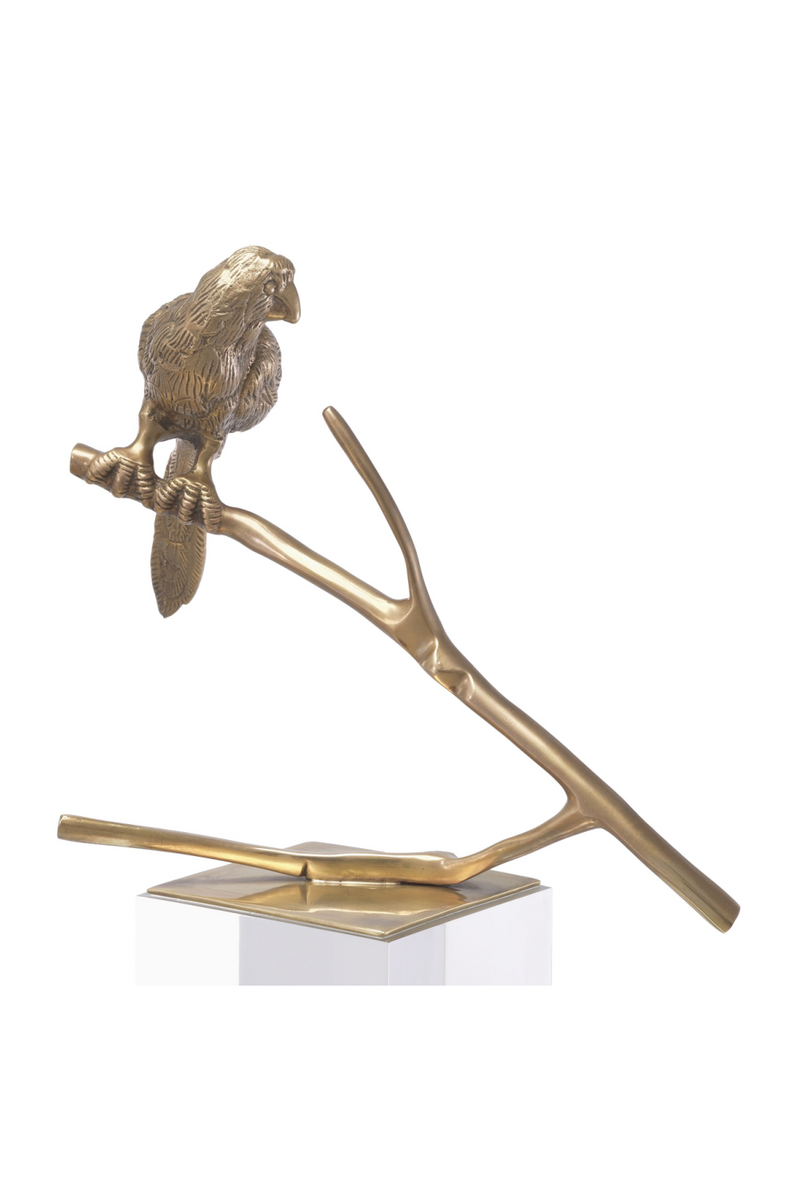 Set de Figuras de Pájaros de Latón Antiguo (2) | Eichholtz Morgana | OROA.es