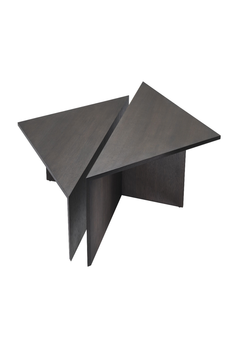Mesa de Centro Triangular Marrón Oscuro | Eichholtz Fulham | OROA.es