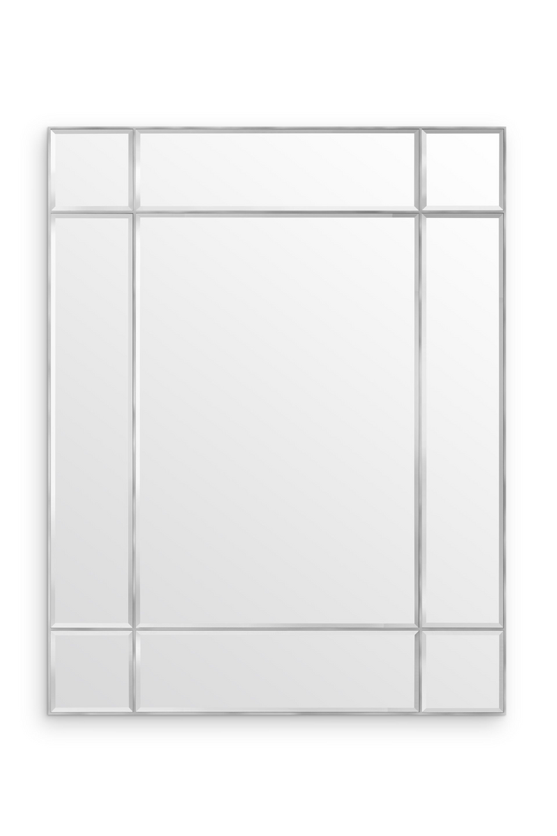 Espejo Biselado con Marco Plateado XL | Eichholtz Beaumont | Oroa.es