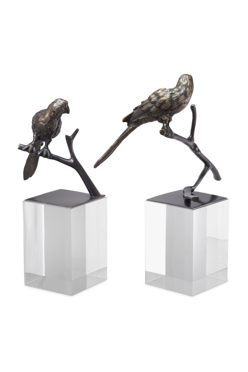 Set de Figuras de Pájaros de Bronce (2) | Eichholtz Morgana | OROA.es