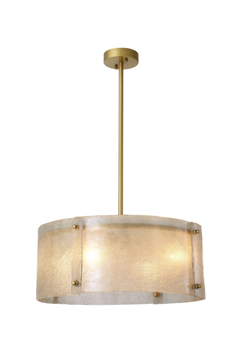 Lámpara de Techo de Vidrio Esmerilado Art Decó | Eichholtz Chiara | OROA.es