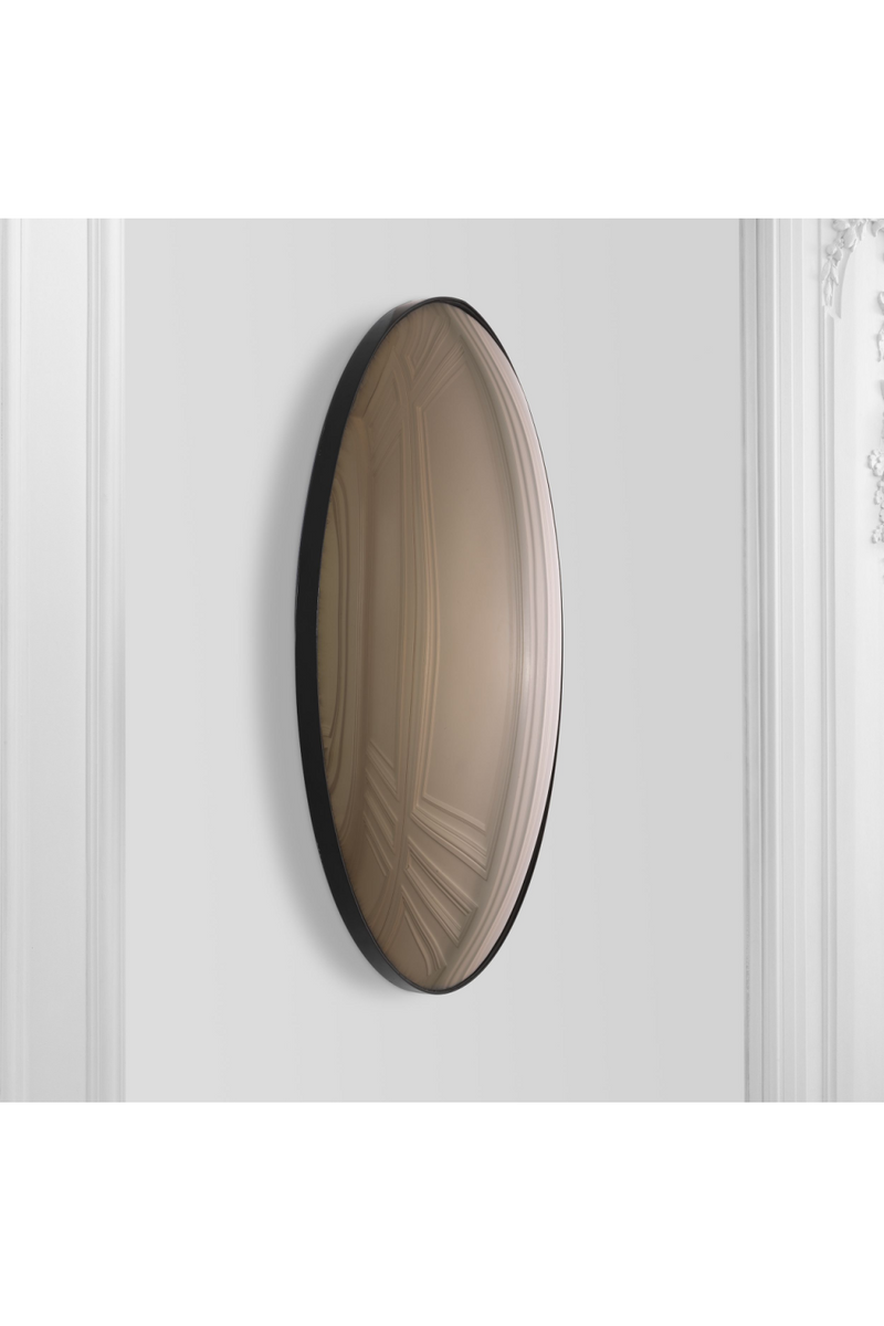 Espejo Decorativo Convexo Marrón | Eichholtz Pacifica | Oroa.es
