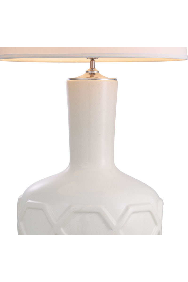 Lámpara de Mesa de Porcelana Blanca | Eichholtz Lambert | Oroa.es