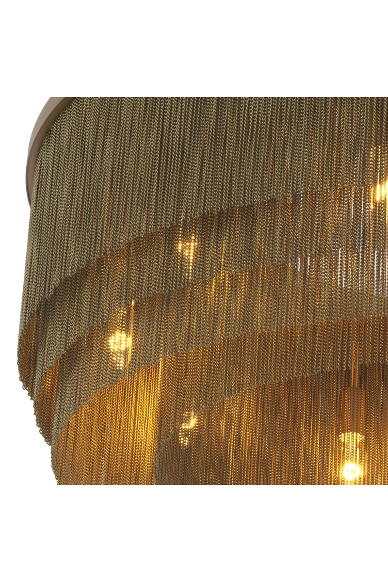 Lámpara con Cadenas de Latón Envejecido | Eichholtz Tissot L | OROA.es