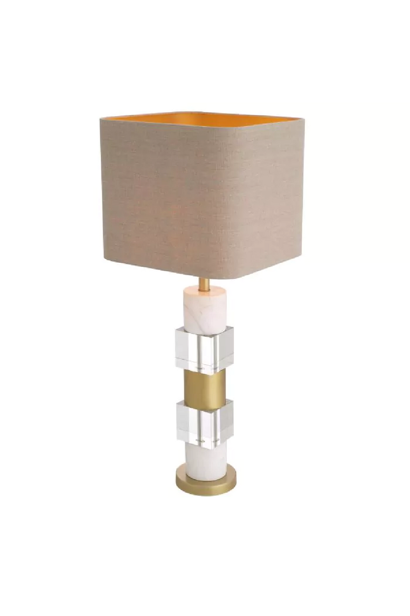 Lámpara de Mesa de Mármol Blanco | Eichholtz Cullingham | Oroa.es