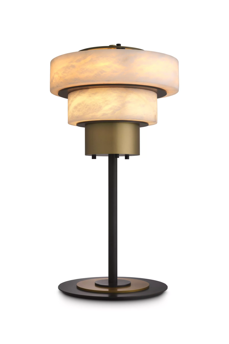 Lámpara de Mesa en Latón y Alabastro | Eichholtz Zereno | Oroa.es