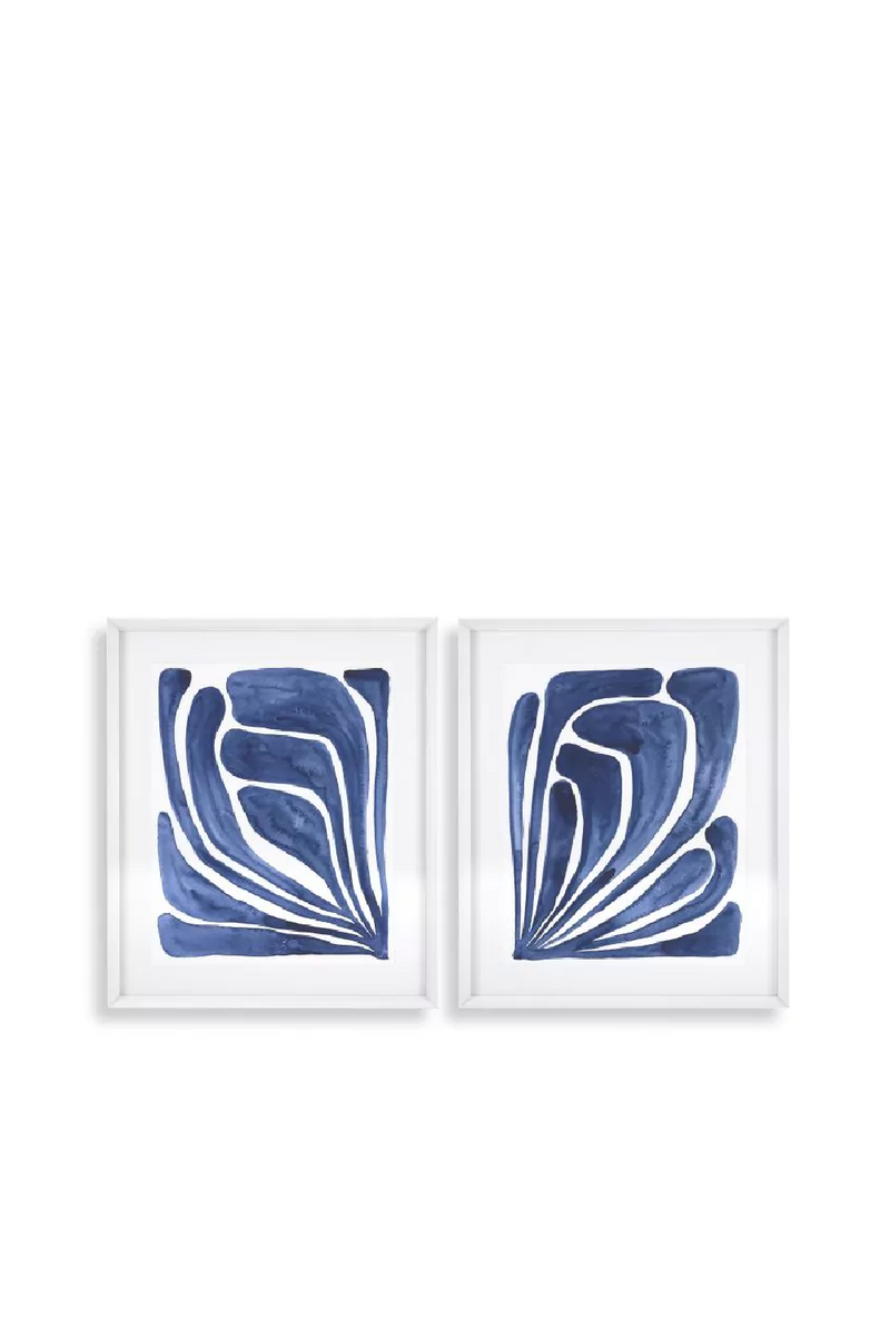 Lámina Hojas Azules (Set de 2) | Eichholtz Leaf | Oroa.es