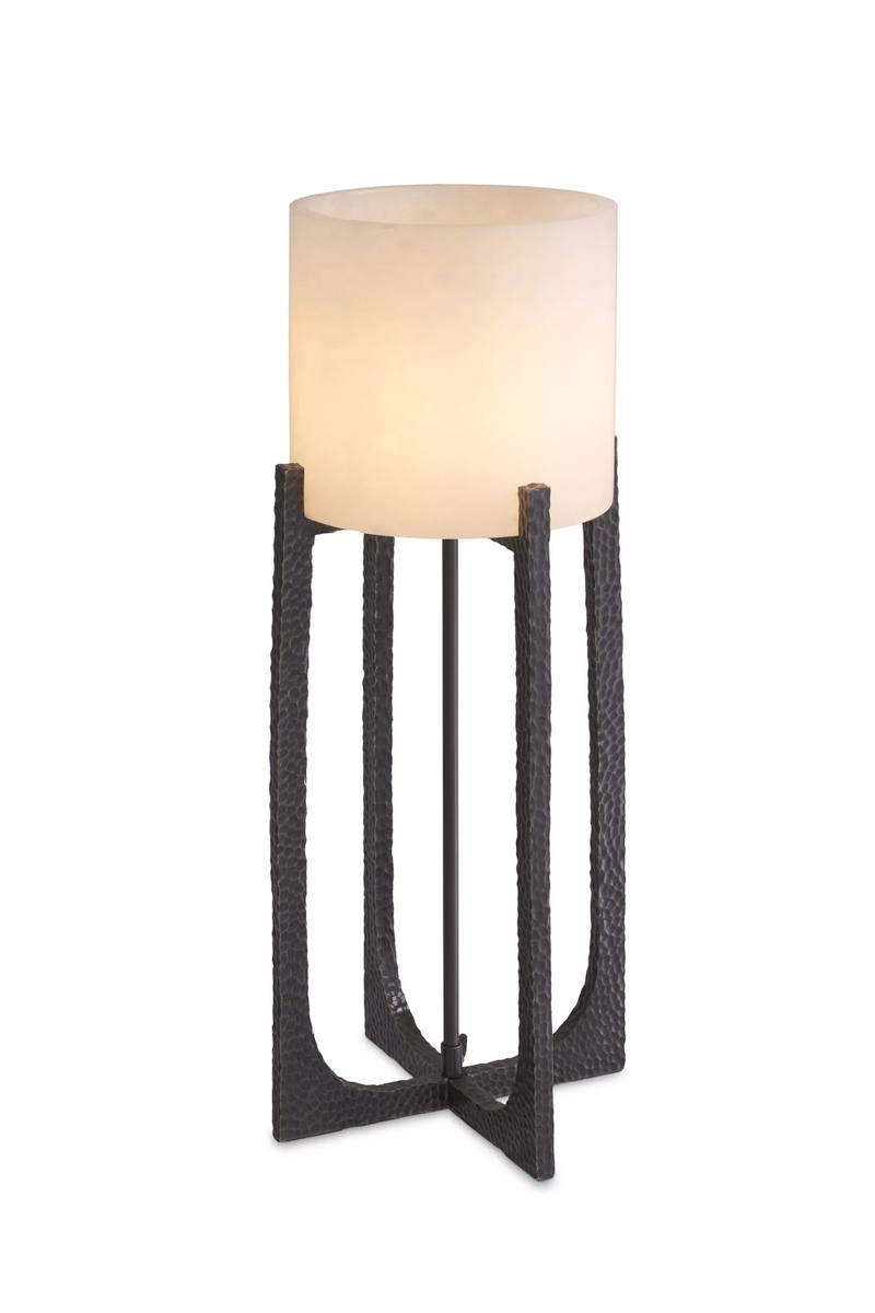 Lámpara de Mesa en Alabastro y Bronce | Eichholtz Fraser L | Oroa.es