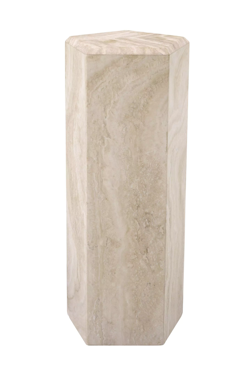 Columna Decorativa en Travertino | Eichholtz Cuneo S | Oroa.es