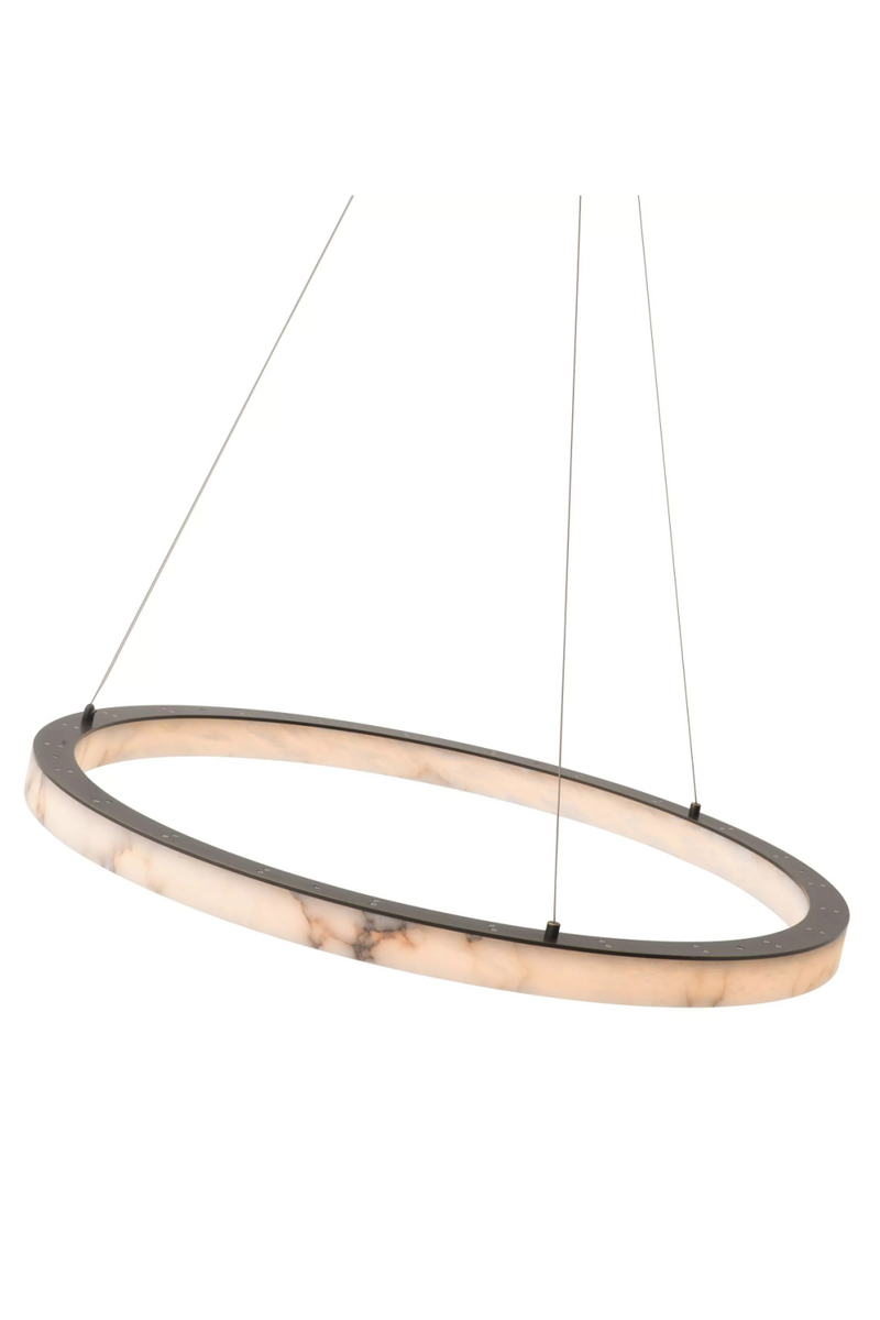 Lámpara de Techo Circular de Alabastro | Eichholtz Sankt Gallen L | Oroa.es