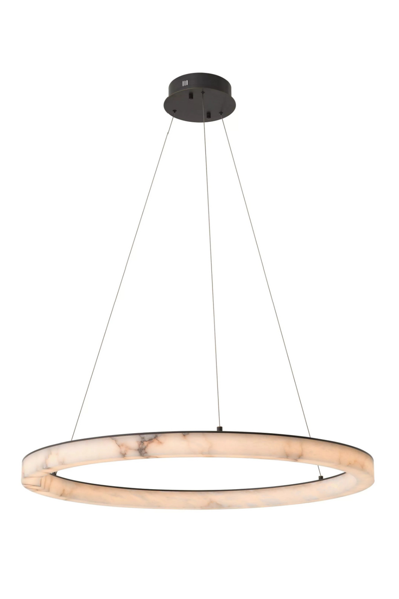 Lámpara de Techo Circular de Alabastro | Eichholtz Sankt Gallen L | Oroa.es