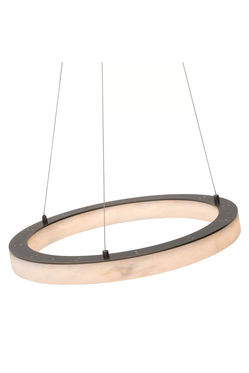 Lámpara de Techo Circular de Alabastro | Eichholtz Sankt Gallen S | Oroa.es