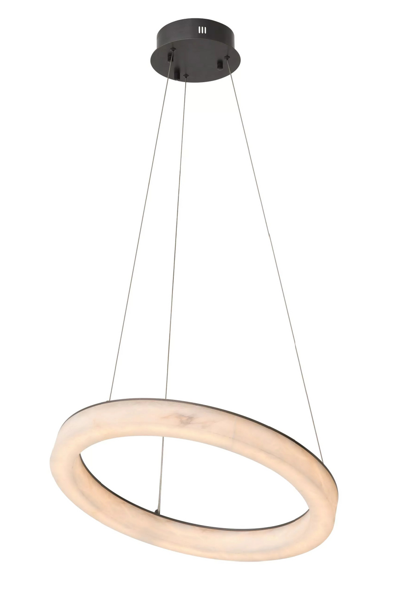 Lámpara de Techo Circular de Alabastro | Eichholtz Sankt Gallen S | Oroa.es