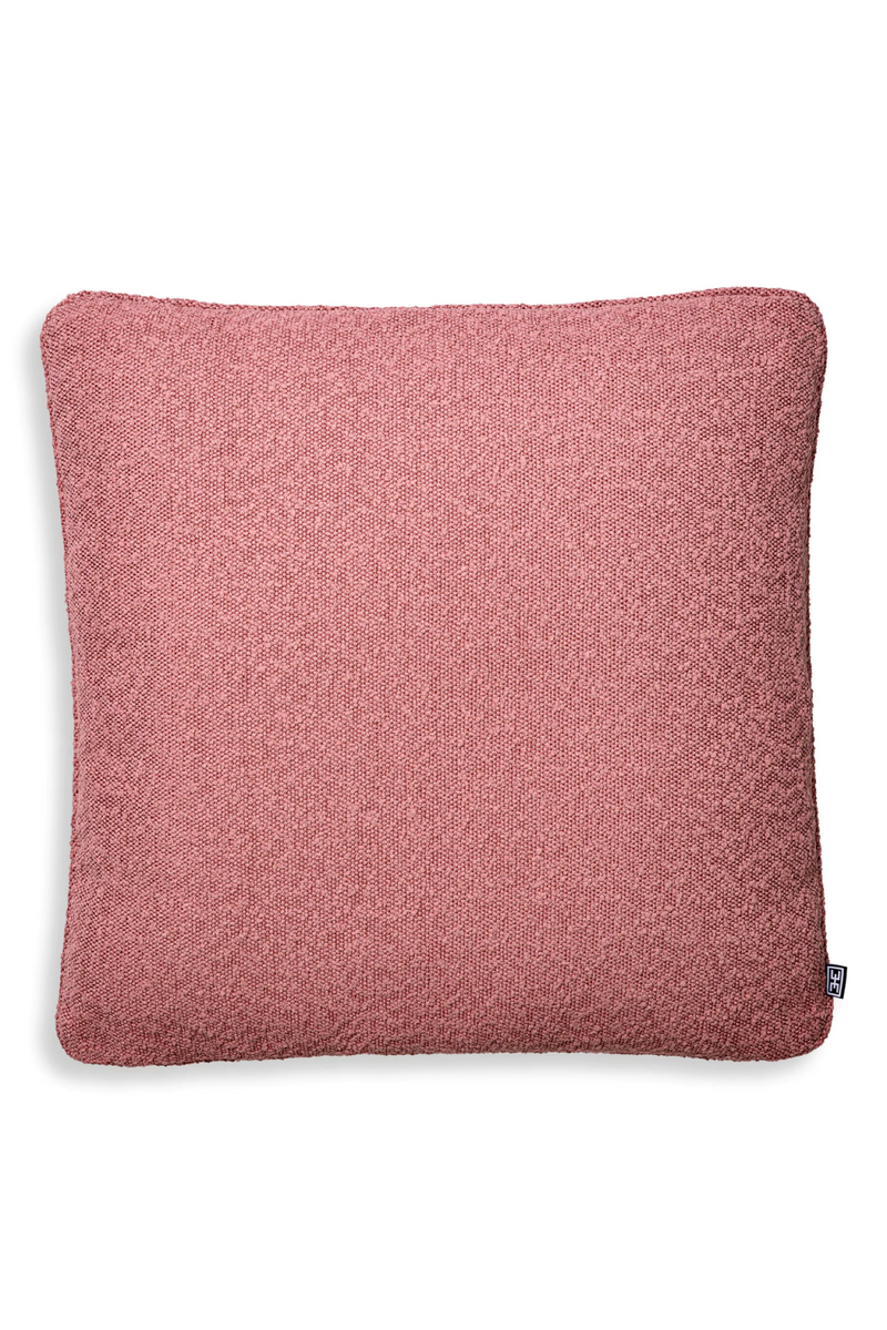 Cojín Cuadrado Bouclé Rosado | Eichholtz Bouclé L | Oroa.es