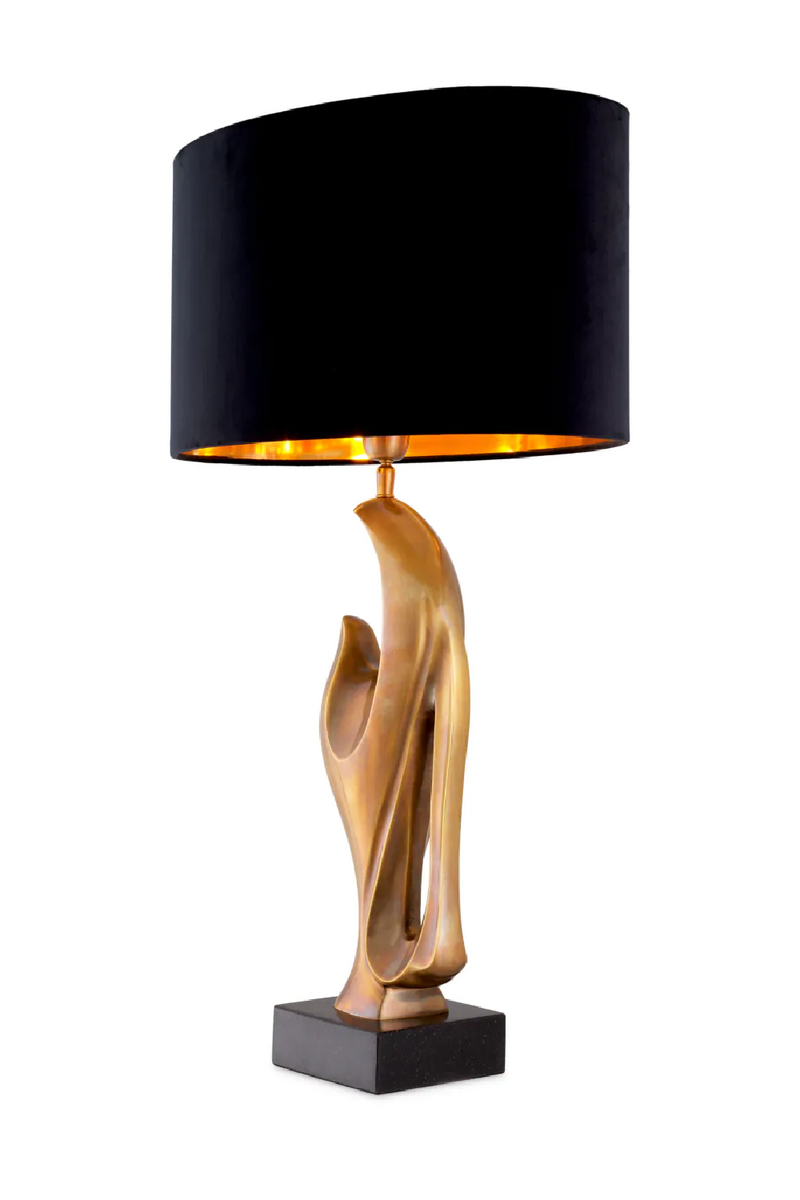 Lámpara de Mesa de Latón Antiguo | Eichholtz Brunetti | Oroa.es
