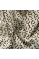 Coussin carré à motif maillons de chaîne | Andrew Martin Burlington | Oroa.es