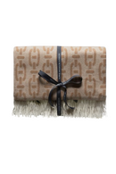 Plaid en Lana y Cachemir Taupé | Andrew Martin Burlington | Oroa.es