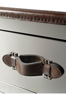 Cómoda Vintage de Cuero y Acero | Andrew Martin Howard | Oroa.es