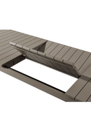 Taupe Extendable Outdoor Dining Table | Andrew Martin Harlyn | OROA
