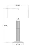 Lámpara de Mesa Pulida a Mano | Andrew Martin Longacre | Oroa.es