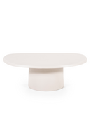 Mesa de Centro de Aluminio Blanca | OROA Home Sten | Oroa.es