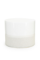 Mesa Auxiliar de Cerámica Blanca | OROA Home Tone | Oroa.es