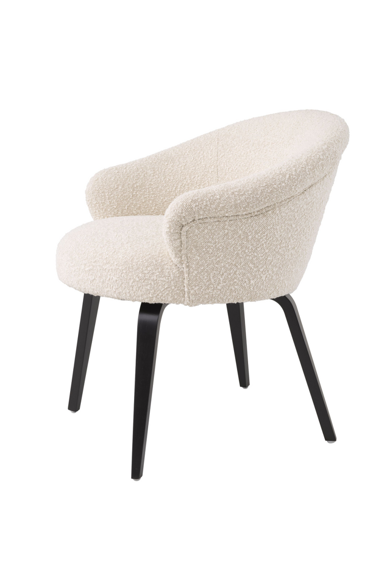 Silla de Comedor Bouclé Crema | Eichholtz Moretti | Oroa.es