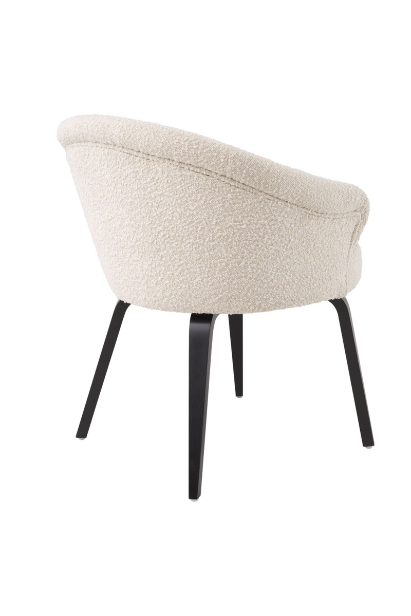 Silla de Comedor Bouclé Crema | Eichholtz Moretti | Oroa.es