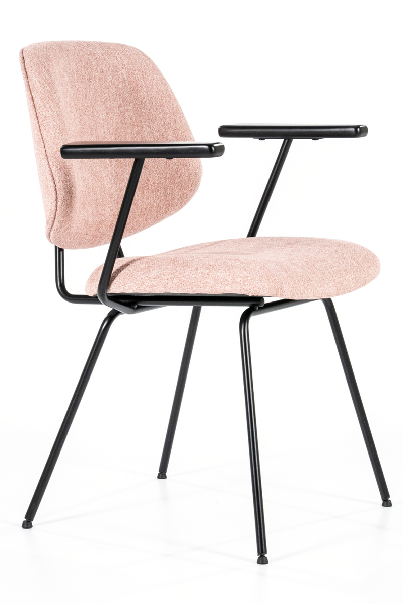 Silla de Comedor con Reposabrazos Rosa | OROA Home Lynn | Oroa.es