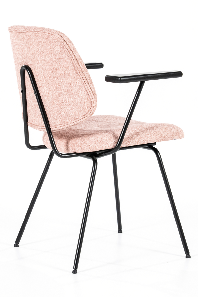 Silla de Comedor con Reposabrazos Rosa | OROA Home Lynn | Oroa.es