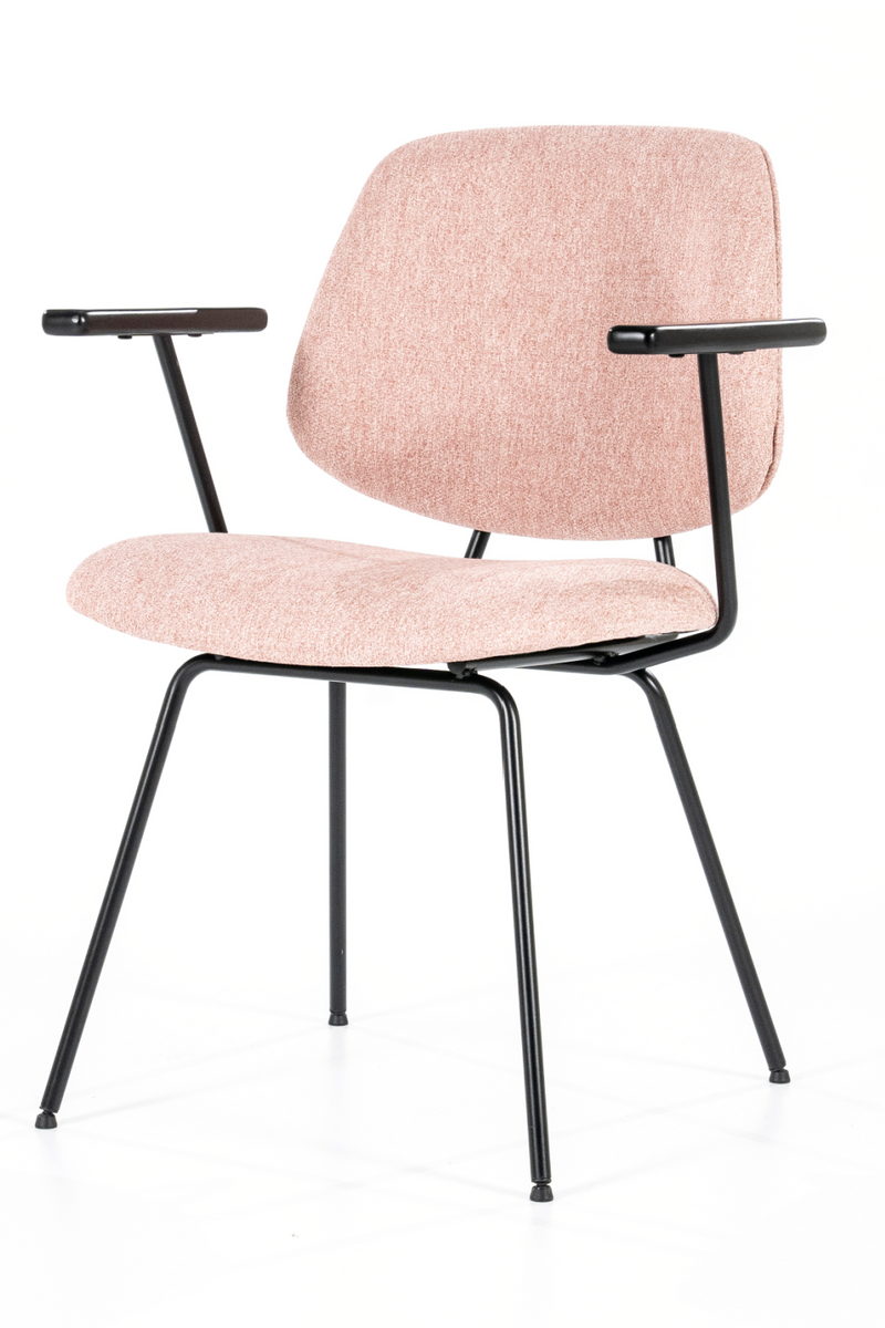 Silla de Comedor con Reposabrazos Rosa | OROA Home Lynn | Oroa.es