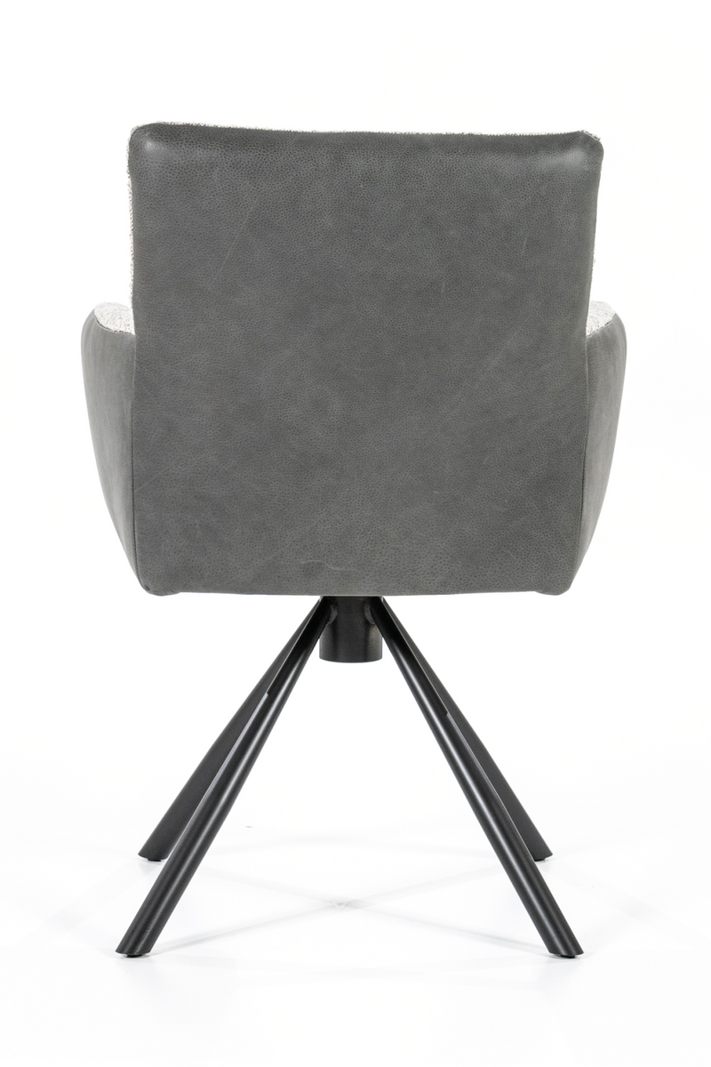 Silla de Comedor Beige Bouclé y Gris | OROA Home Sef | Oroa.es