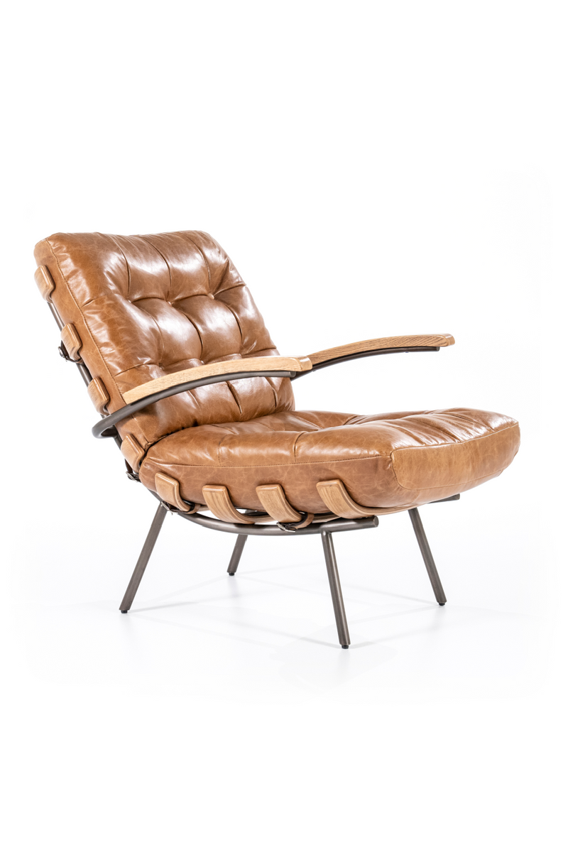 Sillón Mid Century de Piel | OROA Home Bastiaan | Oroa.es