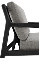 Sillón de Exterior de Teca Negra con Cojín  | Ethnicraft Jack | Oroa.es